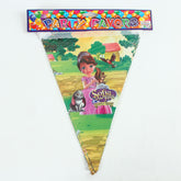 Kids Birthday Character Party Flags  SO